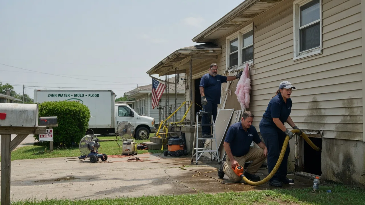 Water Damage Repair in Garwood, TX near me
